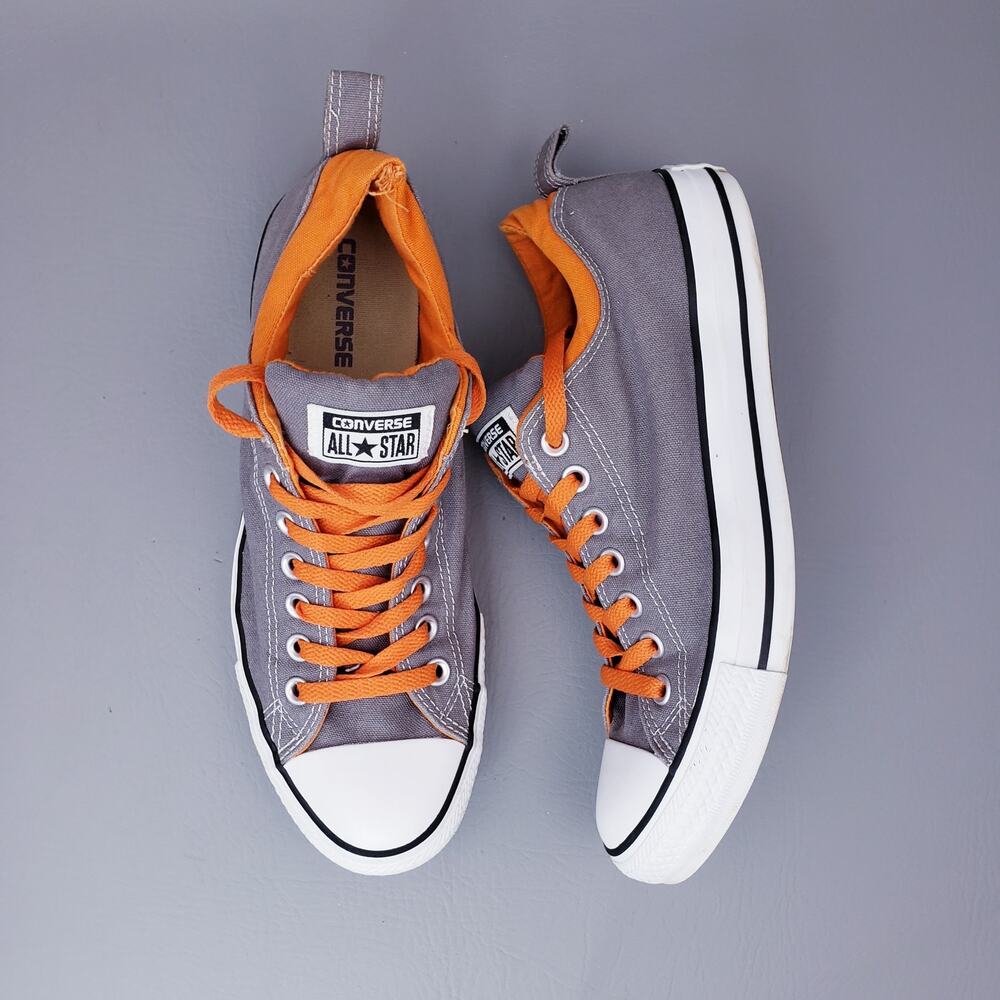 Converse Chuck Taylor All Star Dual Collar Low ‘Charcoal Grey Orange' Sneakers